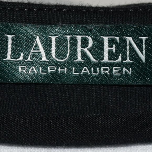 RALPH LAUREN Black And White Striped Spring/Summer Top. Size M - Picture 7 of 8